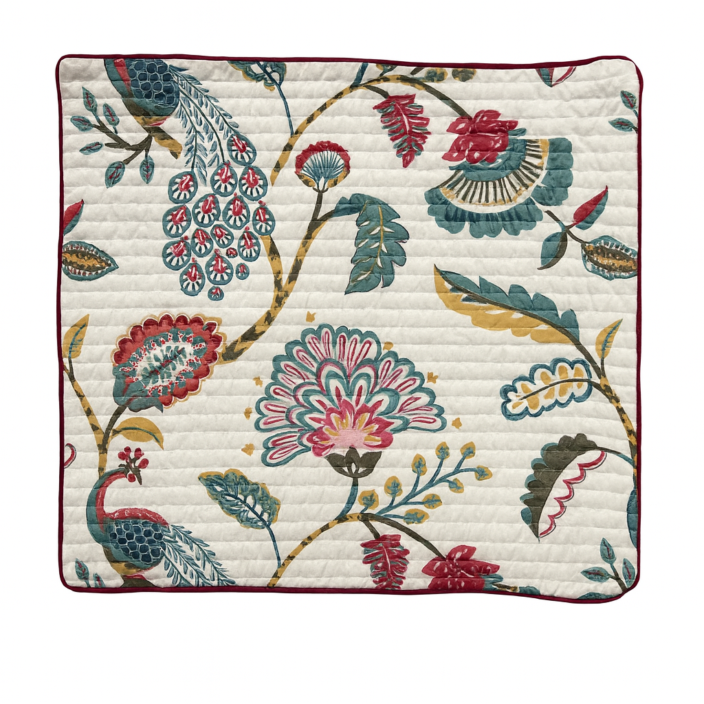 Block-printed Cushion Cover