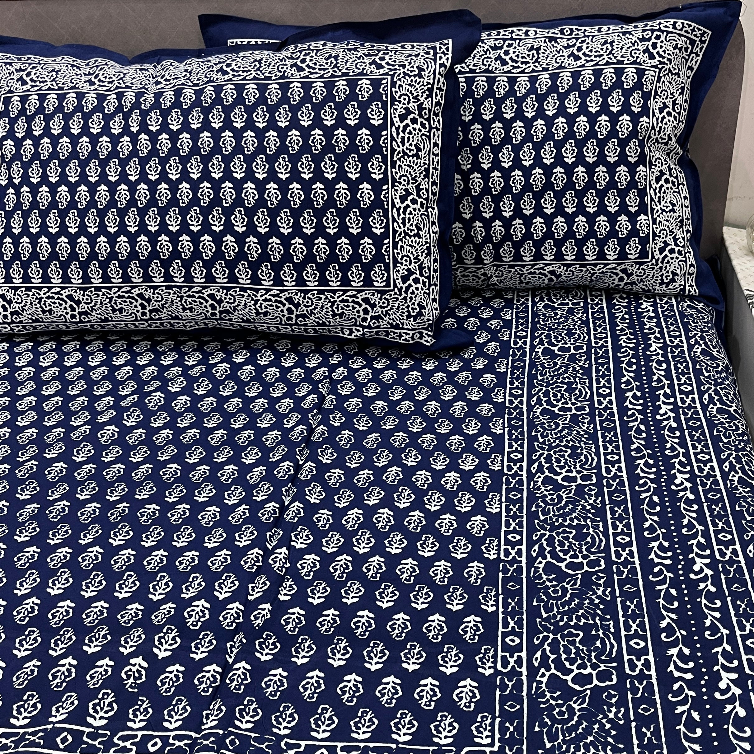 Indigo Bedsheet - Mix