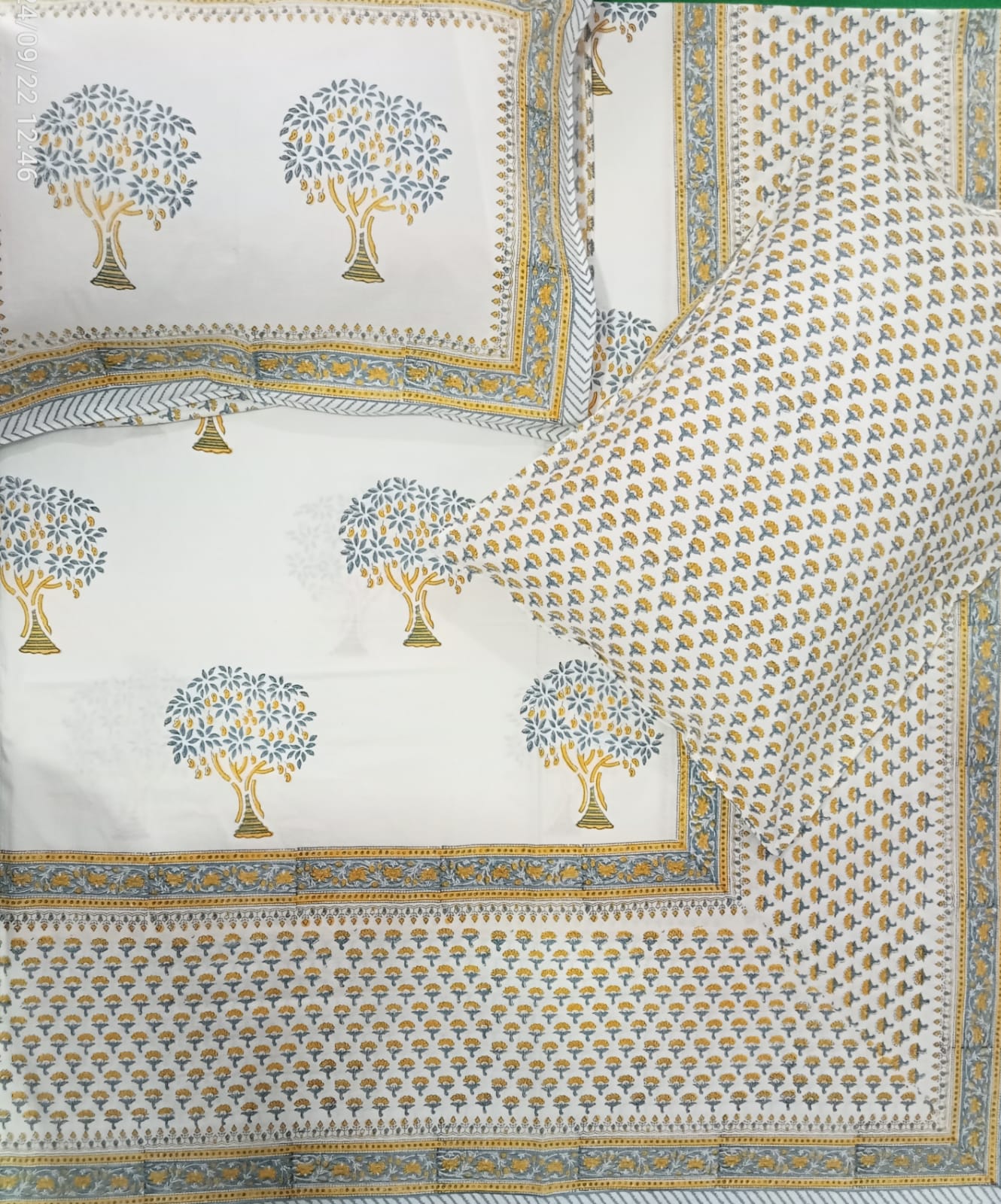 Handblock Bedsheet (YT)