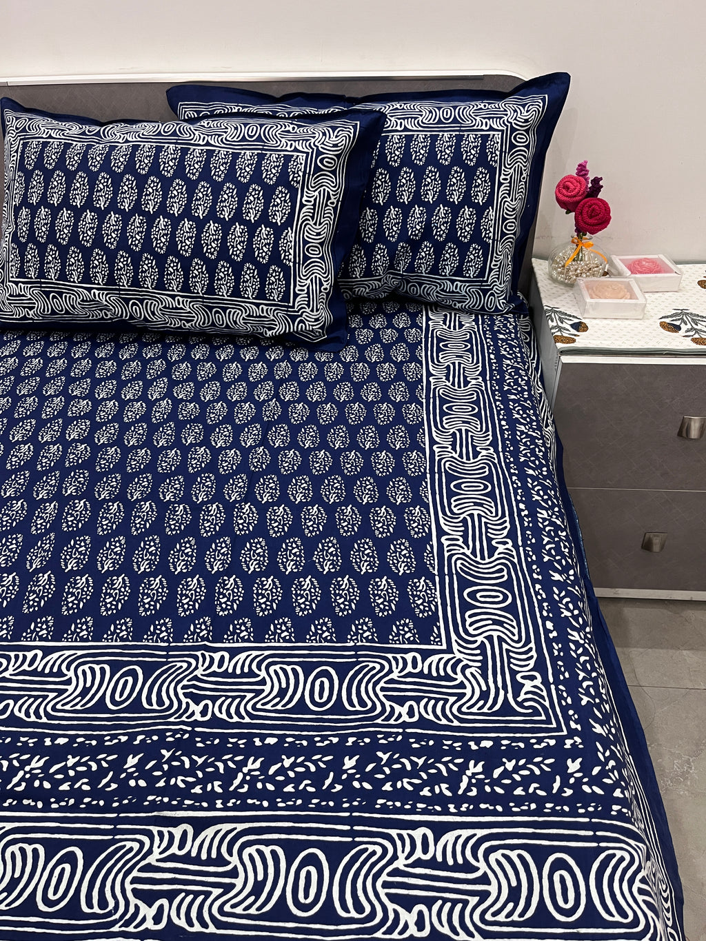 Indigo Bedsheet
