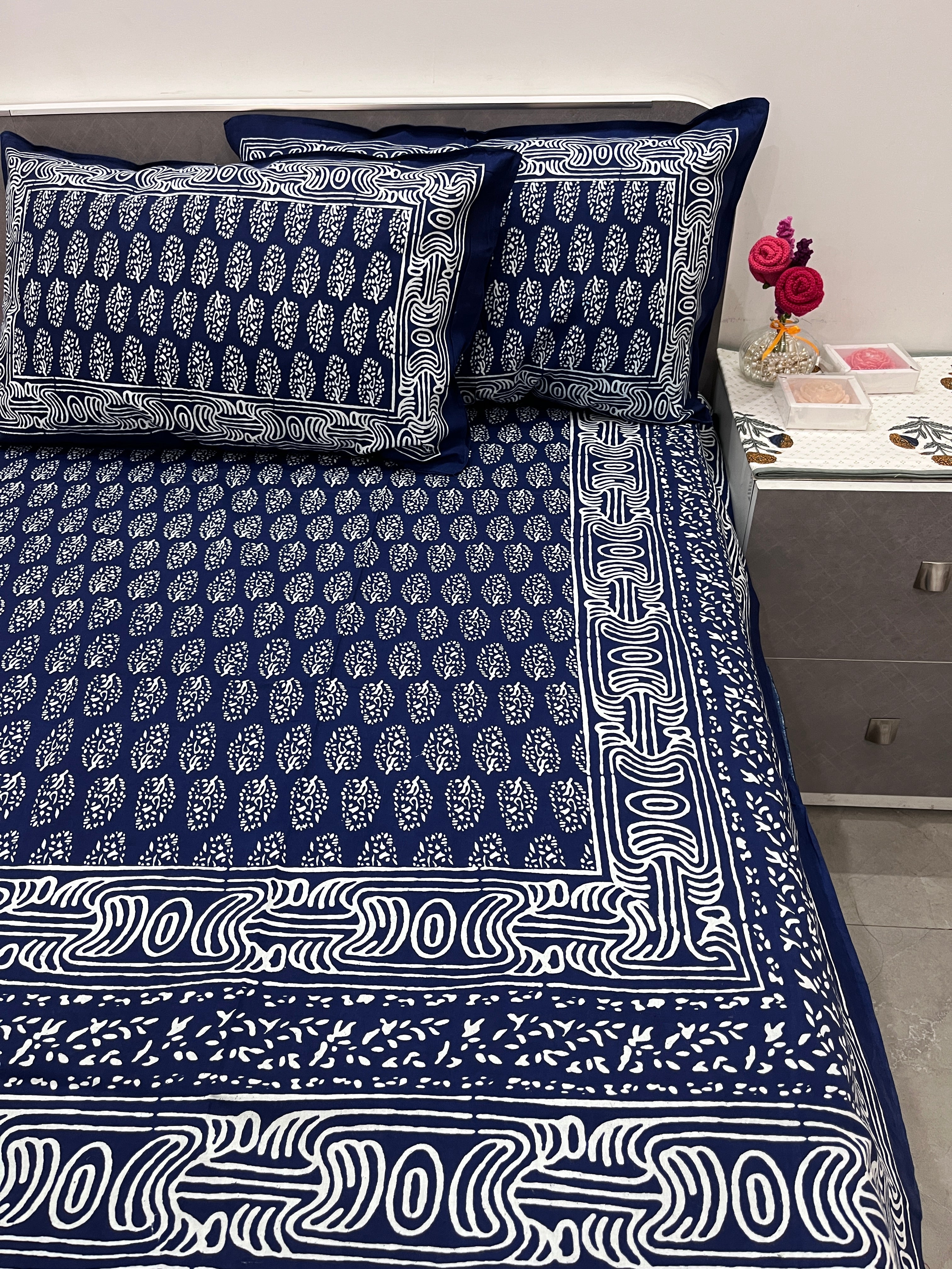Indigo Bedsheet