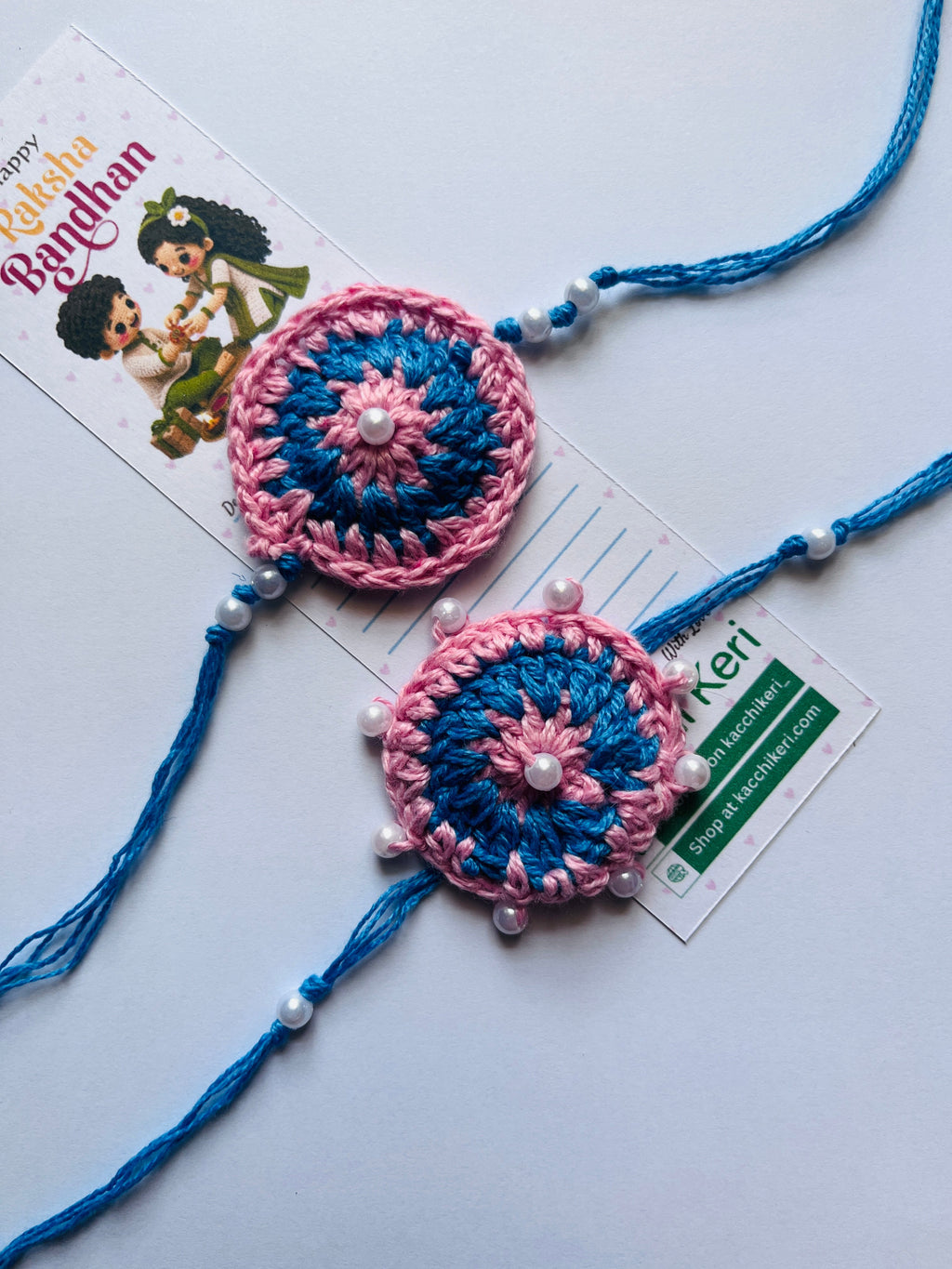 Crochet Bhaiya-Bhabhi Rakhii