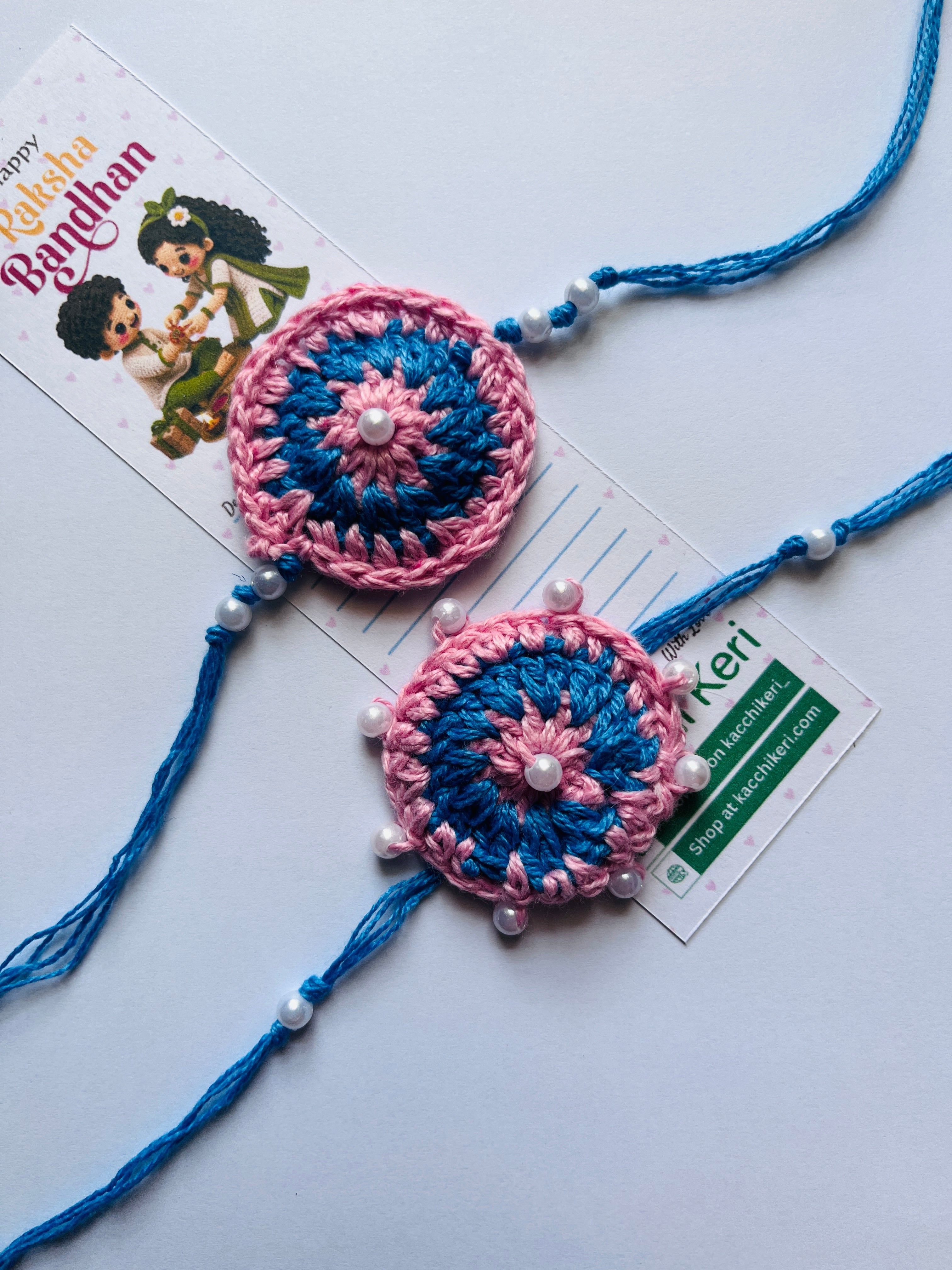Crochet Bhaiya-Bhabhi Rakhii
